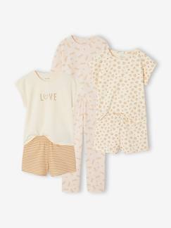-Set van 3 luipaardpyjama's