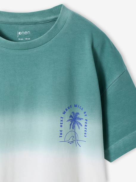 T-shirt jongens korte mouwen lichtblauw - vertbaudet enfant 