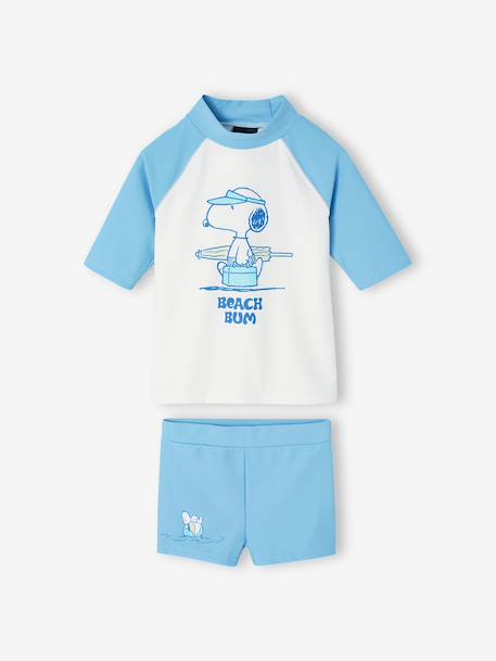 SNOOPY UV-werend badpak hemelsblauw - vertbaudet enfant 