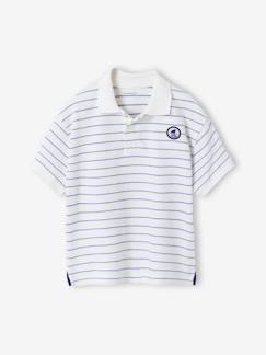 -Polo met korte mouwen met strepen