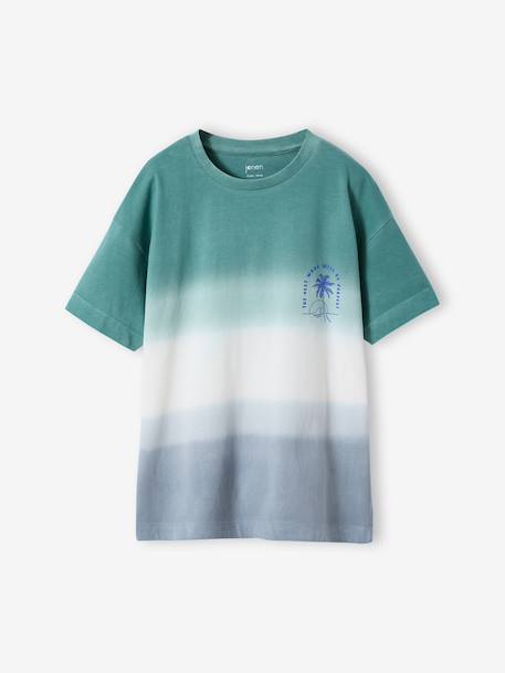 T-shirt jongens korte mouwen lichtblauw - vertbaudet enfant 
