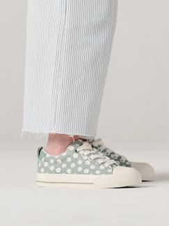 -Stoffen decoratieve sneakers voor meisjes