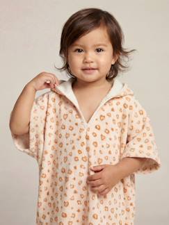 Baby-Badcape, badjas-Badponcho baby Dieren, met gerecycled katoen