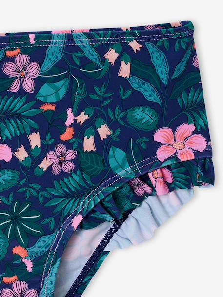 UV-werend badpak voor meisjes marineblauw - vertbaudet enfant 