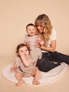Baby-Rok, jurk-Babyjurk met bijpassende slipjes for girls van biologisch katoen