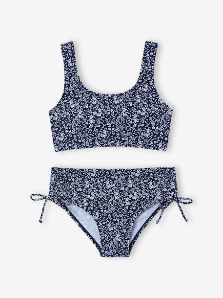 2-delig badpak voor meisjes marineblauw - vertbaudet enfant 