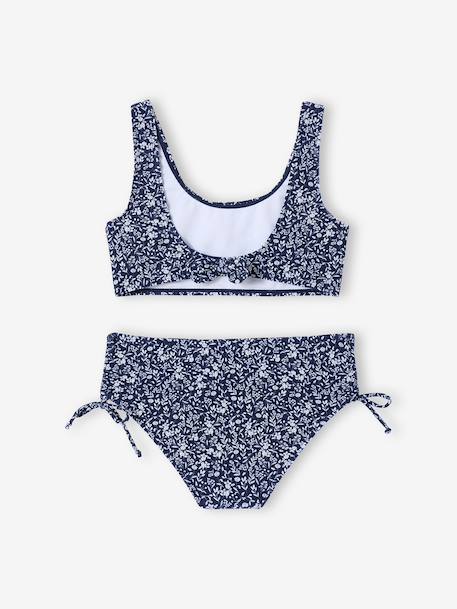 2-delig badpak voor meisjes marineblauw - vertbaudet enfant 