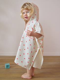 -Gepersonaliseerde babyponcho van gerecycled katoen MON CÂ¼UR