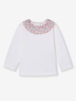 Baby-T-shirt, souspull-T-shirt met lange mouwen met bloemenprint