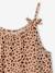 Jurk voor meisjes, dunne bretels, jersey beige - vertbaudet enfant 