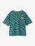T-shirt zebra korte mouwen jongen petrolblauw - vertbaudet enfant 
