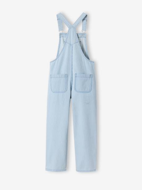 Salopet voor meisjes met fijne strepen blauw, gestreept - vertbaudet enfant 