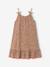 Jurk voor meisjes, dunne bretels, jersey beige - vertbaudet enfant 