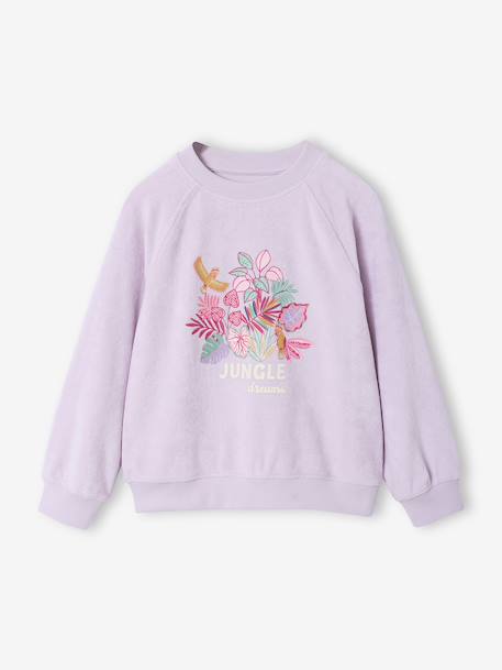 Sweater met lange mouwen lila - vertbaudet enfant 