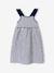 Meisjesjurk zonder mouwen marineblauw+oudroze - vertbaudet enfant 