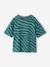 T-shirt zebra korte mouwen jongen petrolblauw - vertbaudet enfant 