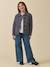 Jas met bloemenprint blauw - vertbaudet enfant 