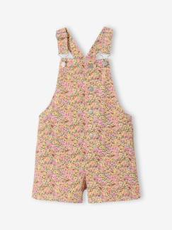 -Combi korte salopet met bloemenprint