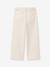 Wijde  broek twill ecru - vertbaudet enfant 