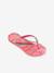 Glitter teenslippers rozen - vertbaudet enfant 