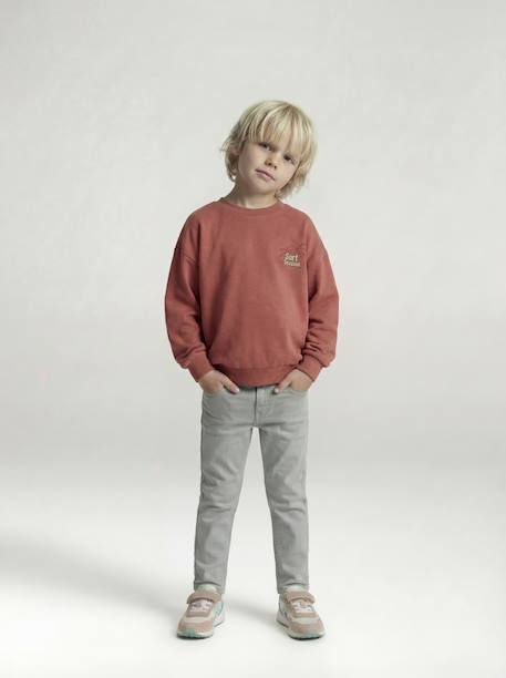 Onverwoestbare jongensbroek die makkelijk aan te trekken is beige+kaki+nachtblauw+saliegroen - vertbaudet enfant 