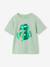 Jongensshirt Space glanzend motief amandelgroen+nachtblauw - vertbaudet enfant 