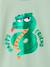 Jongensshirt Space glanzend motief amandelgroen+nachtblauw - vertbaudet enfant 