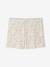 Set van 2 pyjamashorts met rib en bloemen ecru - vertbaudet enfant 