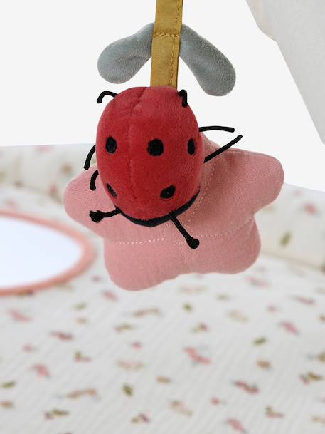 Meegroei speelmat met bogen en rand BABYLON beige+rood+sinaasappel+wit - vertbaudet enfant 