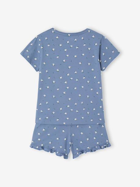 Set van 2 katoenen pyjamashorty's blauw - vertbaudet enfant 