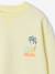 Sweater met ronde hals en lange mouwen blauwgroen+lichtgeel+mango - vertbaudet enfant 