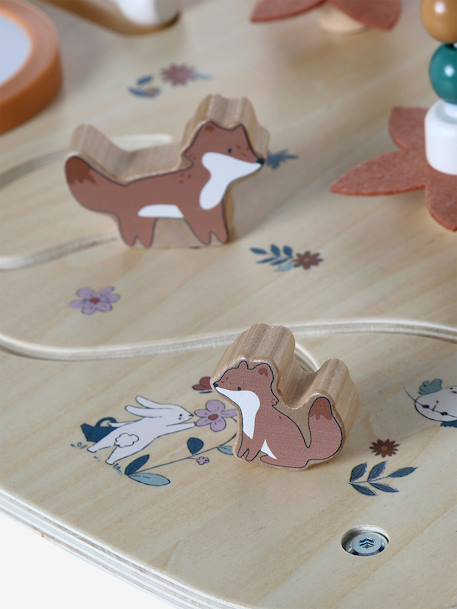 FSC® houten activiteitentafel ecru+hout - vertbaudet enfant 