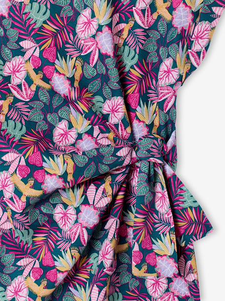 Jersey jurk met print groen - vertbaudet enfant 