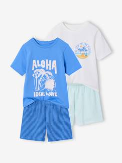 Jongens-Set van 2 pyjamashorts surf