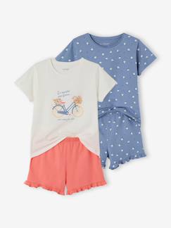 -Set van 2 katoenen pyjamashorty's