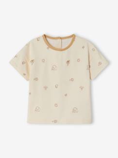 -Geborduurd T-shirt babyjongen van biologisch katoen