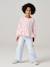 Wijde meisjesjeans blauw+denimgrijs+gebleekt denim+middenblauw+ongewassen denim+stone+zwart denim - vertbaudet enfant 