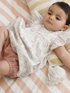 -Jurk met korte mouwen voor babymeisjes