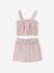 Meisjesset short met bloemenprint wit, bedrukt - vertbaudet enfant 