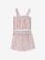 Meisjesset short met bloemenprint wit, bedrukt - vertbaudet enfant 