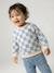 Baby sweater voor jongens 'Team Soleil' grijsblauw - vertbaudet enfant 