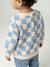 Baby sweater voor jongens 'Team Soleil' grijsblauw - vertbaudet enfant 
