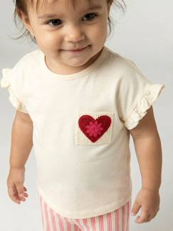 Baby-T-shirt, souspull-T-shirt met korte mouwen voor babymeisjes