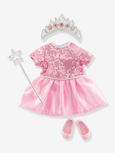 Poppen prinses verjaardagskoffer 36 cm rozen - vertbaudet enfant 