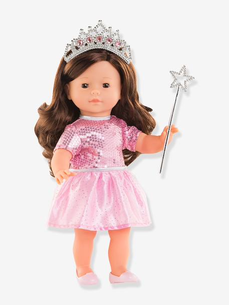 Poppen prinses verjaardagskoffer 36 cm rozen - vertbaudet enfant 
