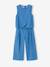 Set met korte broek en top van licht denim middenblauw - vertbaudet enfant 
