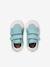 Stoffen tennisschoenen met klittenband voor babymeisjes groen madeliefjesprint+ijsblauw+paars, bedrukt+roze, bedrukt+veel roze+WIT - vertbaudet enfant 
