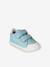 Stoffen tennisschoenen met klittenband voor babymeisjes groen madeliefjesprint+ijsblauw+paars, bedrukt+roze, bedrukt+veel roze+WIT - vertbaudet enfant 