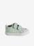 Stoffen tennisschoenen met klittenband voor babymeisjes groen madeliefjesprint+ijsblauw+paars, bedrukt+roze, bedrukt+veel roze+WIT - vertbaudet enfant 
