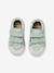 Stoffen tennisschoenen met klittenband voor babymeisjes groen madeliefjesprint+ijsblauw+paars, bedrukt+roze, bedrukt+veel roze+WIT - vertbaudet enfant 